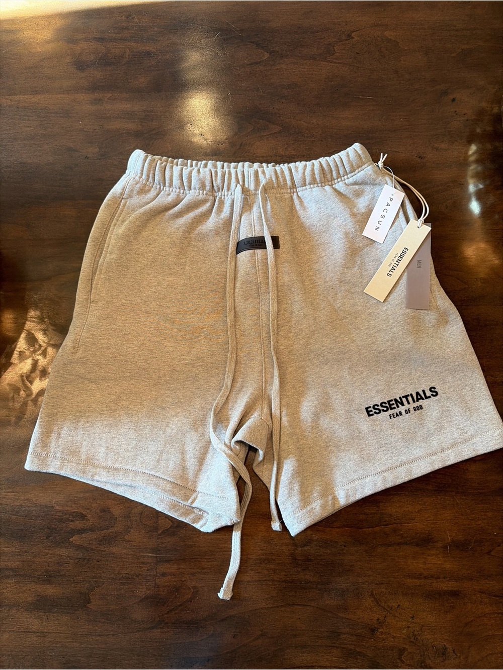 Essentials Fear of God Men's Dark Oatmeal Athletic Sweat Shorts